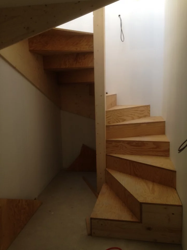 Ralisation d'un escalier en atelier